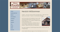 Desktop Screenshot of haus-pooth.de
