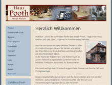Tablet Screenshot of haus-pooth.de